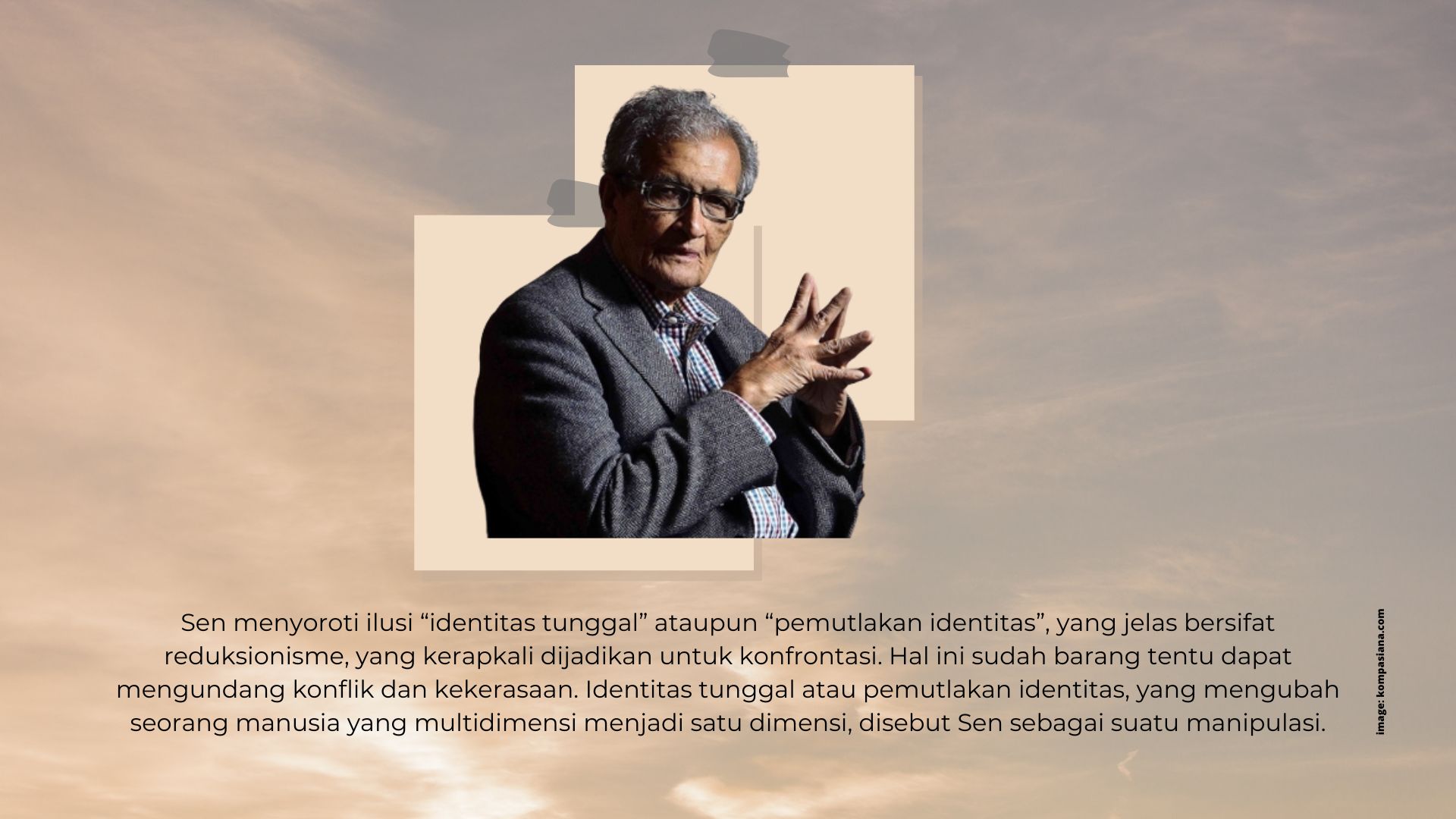 Persoalan Identitas dalam Kacamata Amartya Sen
