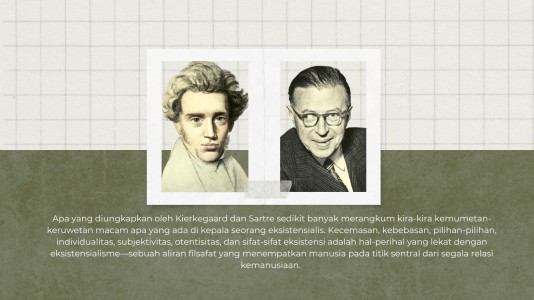 Eksistensialisme-Teistik Kierkegaard dan Eksistensialisme-Ateistik Sartre