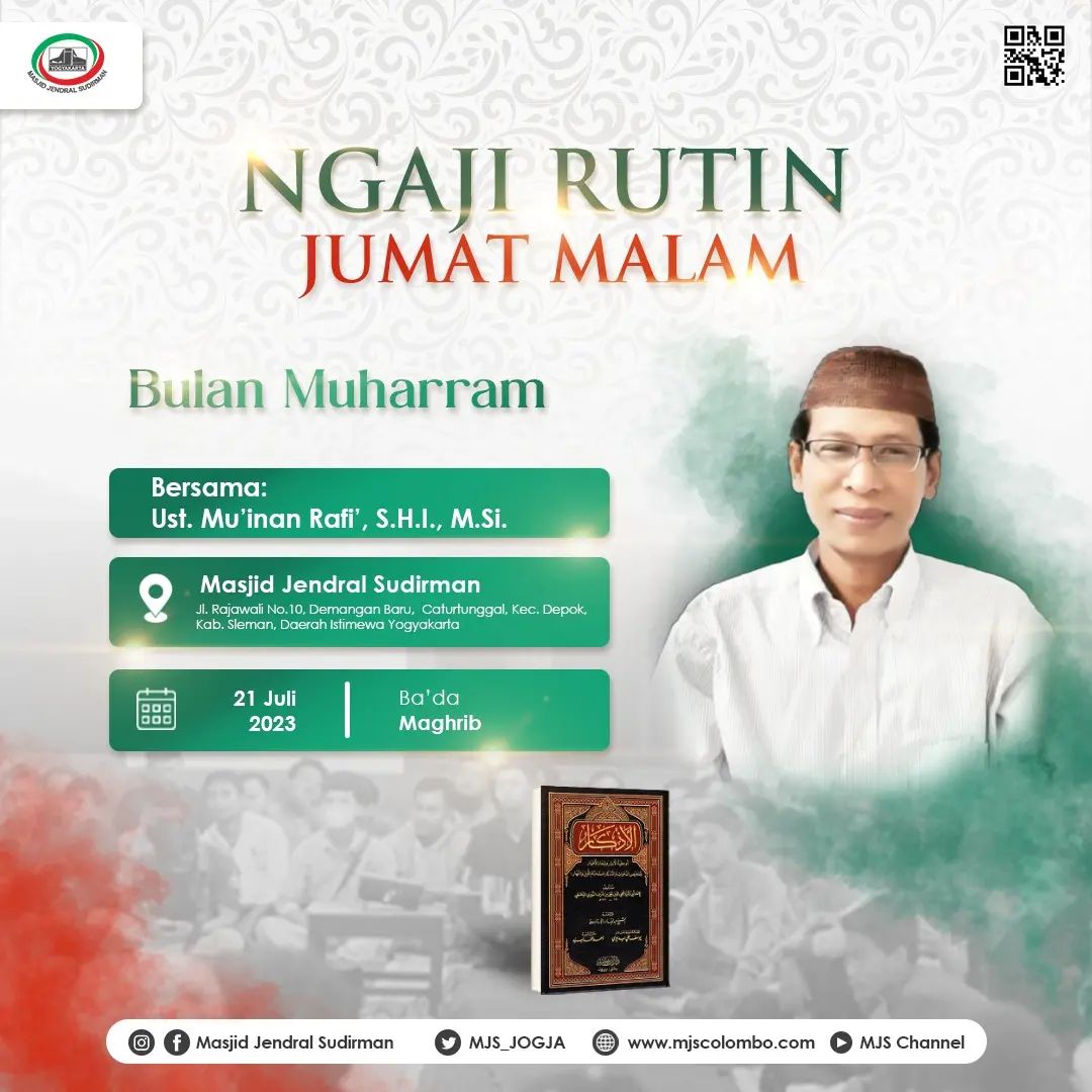 Ngaji Kitab Al Adzkar : Ust. Muinan Rafi' - Kemuliaan 10 Muharam