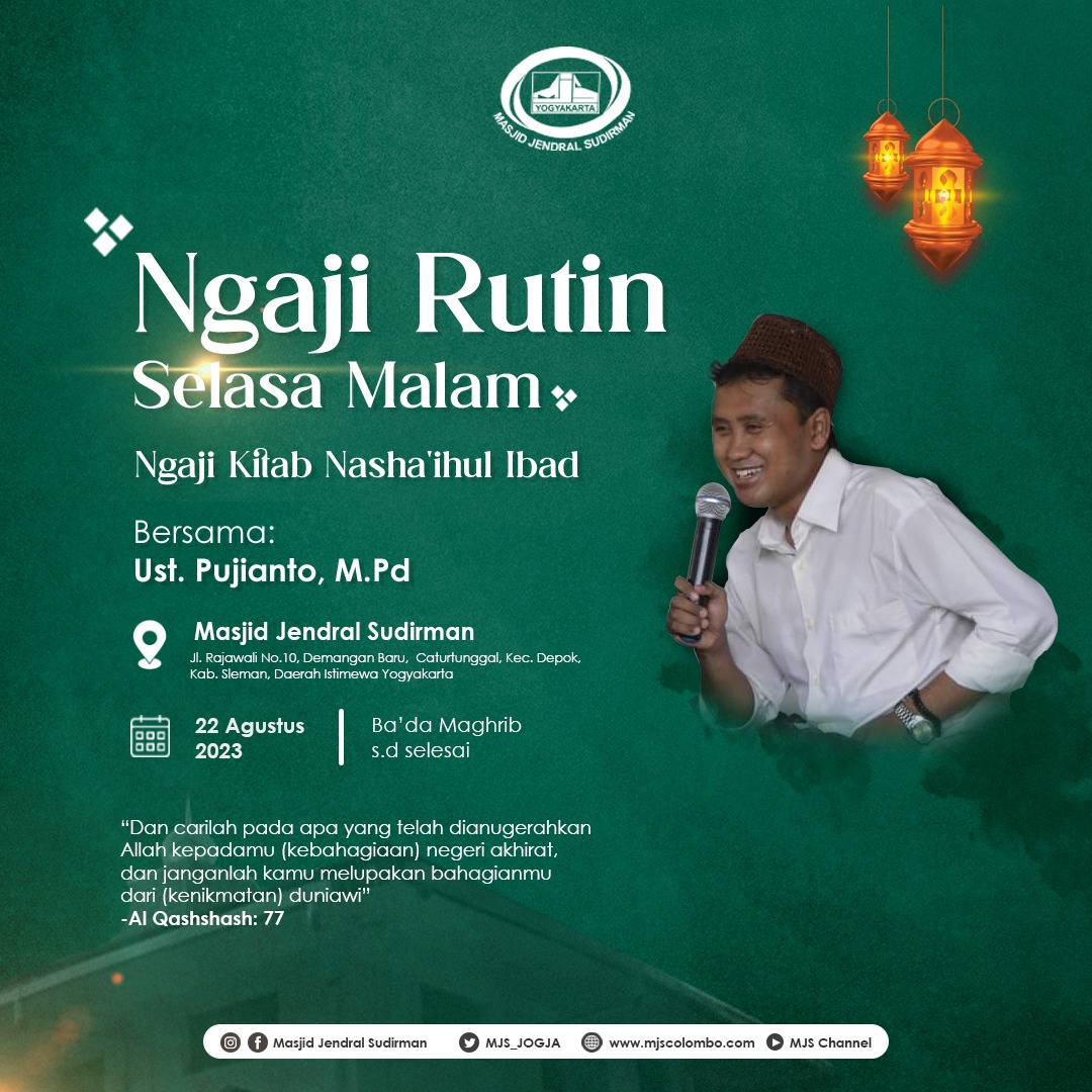 Ngaji Kitab Nasha'ihul Ibad : Ust. Pujianto, M. Pd. - Kemuliaan Para Sahabat Nabi