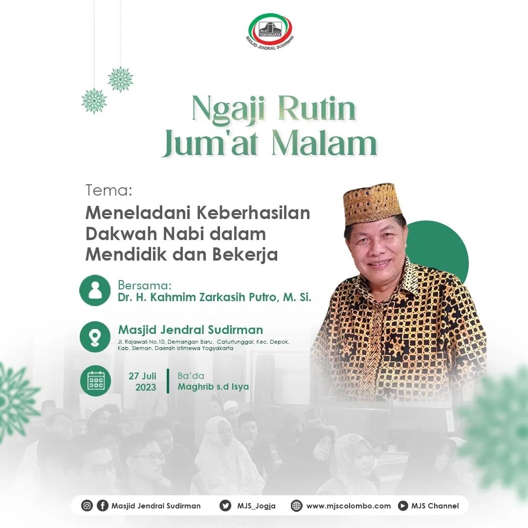 Dr. H. Khamim Zarkasih Putro, M. Si. - Nabi Sukses dalam Mendidik dan Bekerja