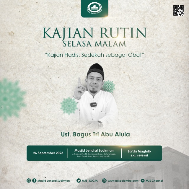 Kajian Hadis : Ust. Bagus Tri Abu Alula - Sedekah Sebagai Obat