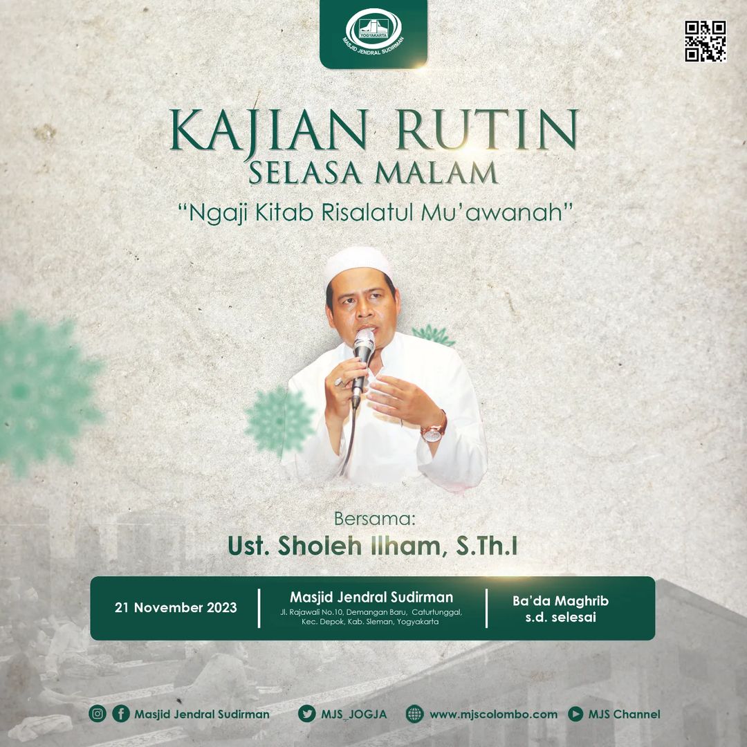 Ngaji Kitab Risalatul Mu'aawanah : Ust. Sholeh Ilham - Tata Cara Amaliyah Keseharian