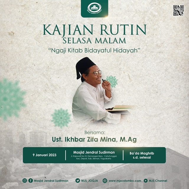 Ngaji Kitab Bidayatul Hidayah : Ust. Ikbar Zifa Mina, S. Ag