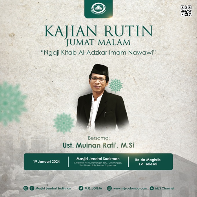 Ngaji Kitab Al-Adzkar : Ust. Muinan Rafi'